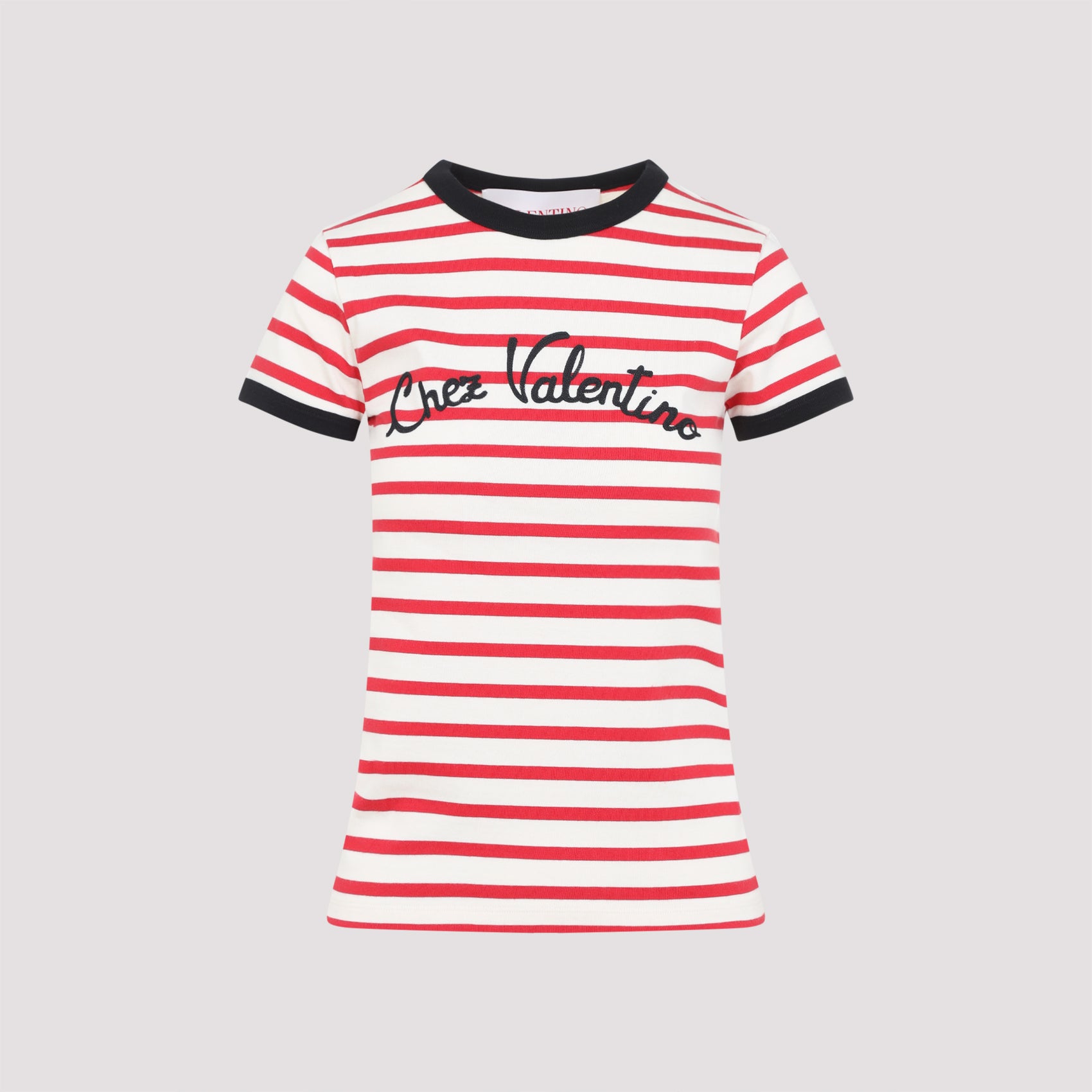 VALENTINO Mini Striped Cotton T-Shirt