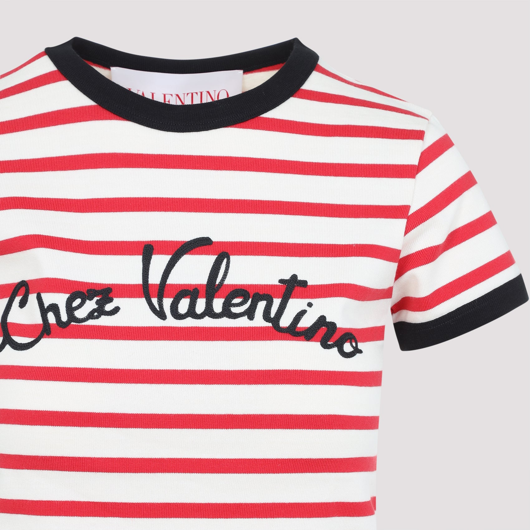 VALENTINO GARAVANI Embroidered Cotton T-Shirt for Women - SS25