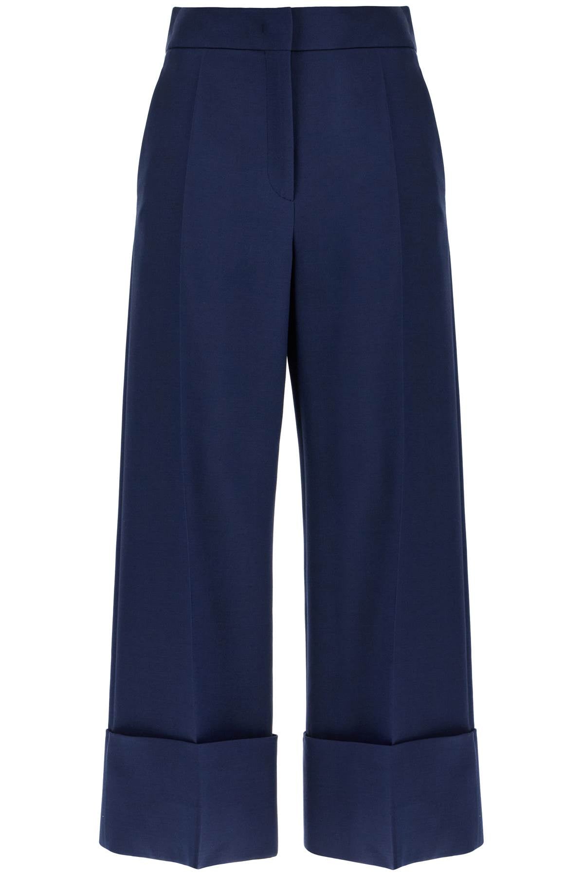 VALENTINO High Waist Wool and Silk Pants