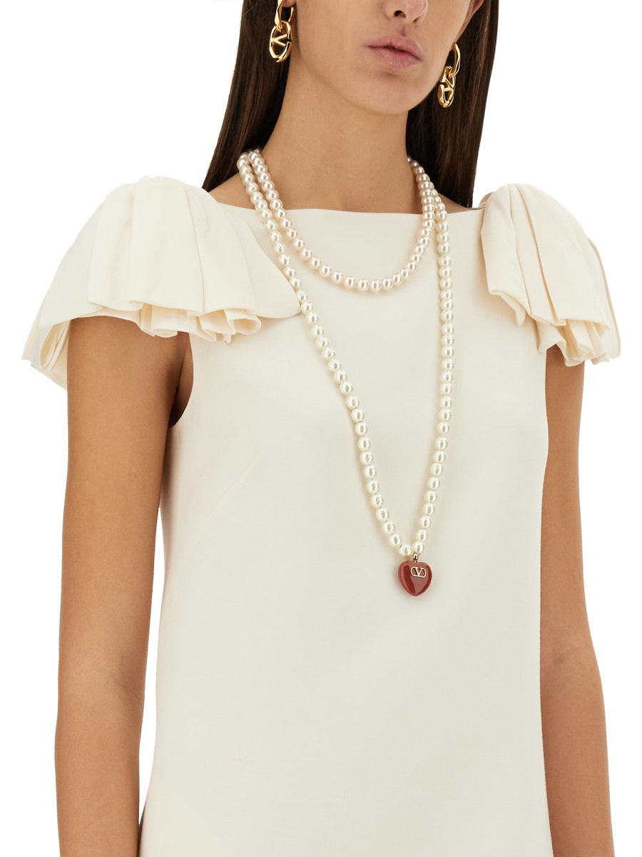 VALENTINO GARAVANI Wool Blend Dress for Women - SS25 Collection