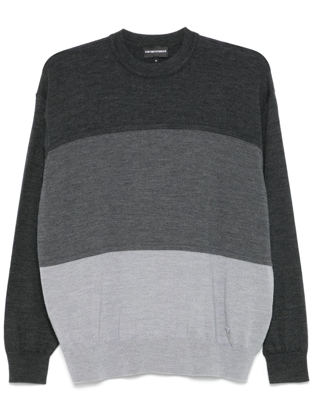 EMPORIO ARMANI Men's Wool Sweater - Fall/Winter 2024 Collection