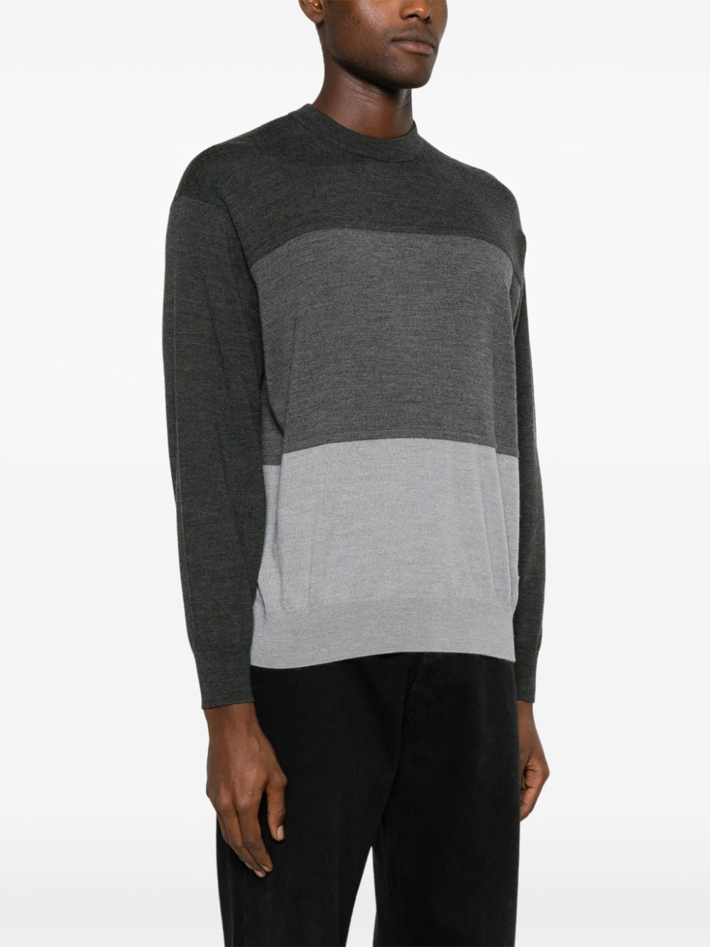 EMPORIO ARMANI Men's Wool Sweater - Fall/Winter 2024 Collection