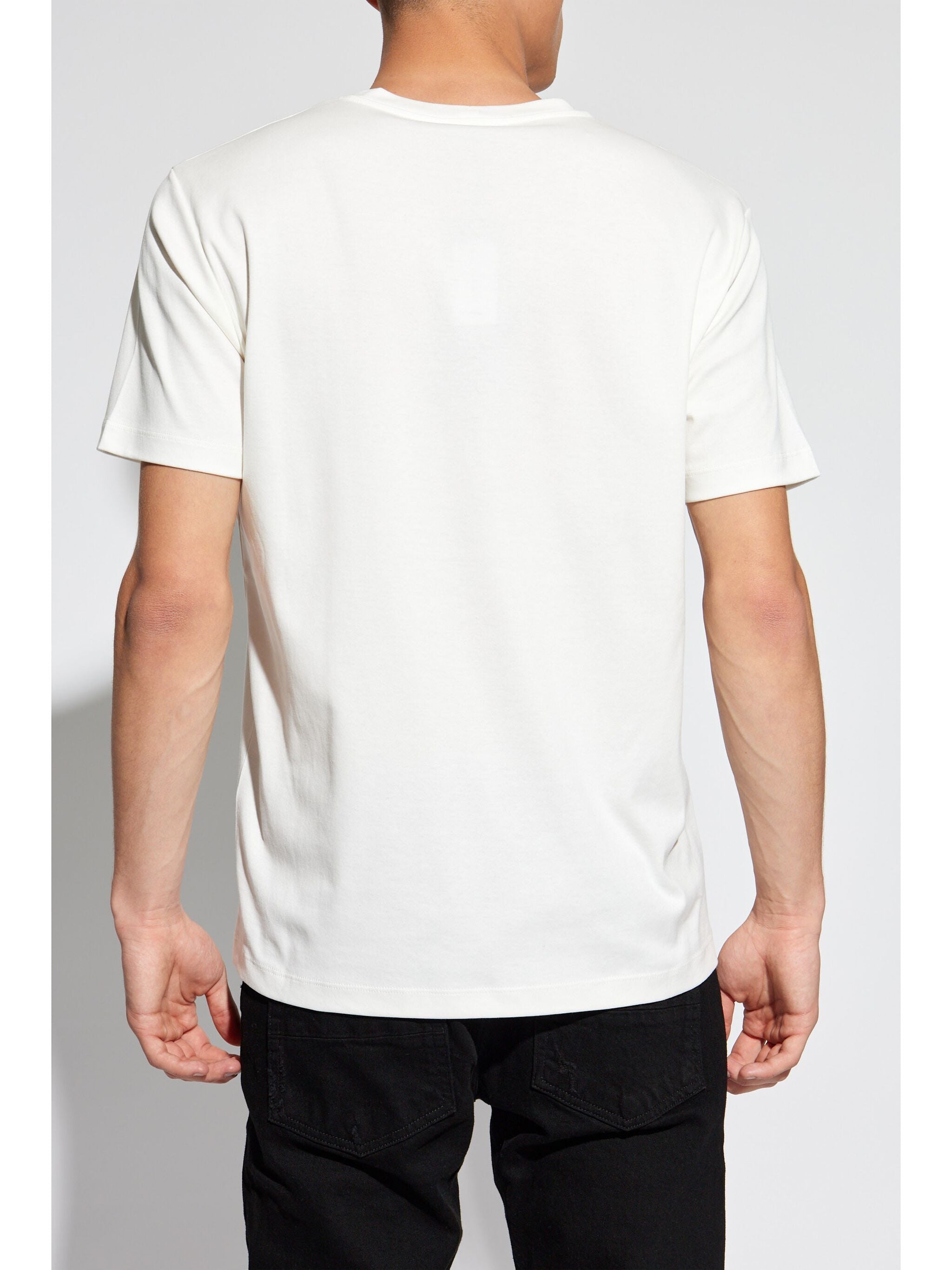 GIORGIO ARMANI Classic Cotton T-Shirt for Men - Fall/Winter 2025