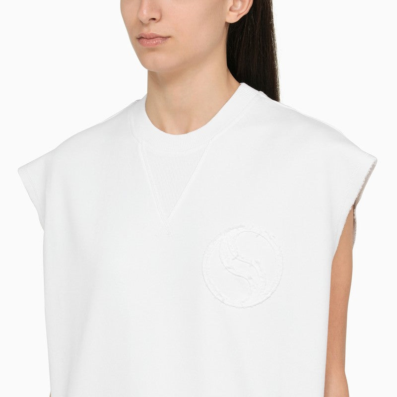STELLA MCCARTNEY Oversized Cotton Crew-Neck Tank Top