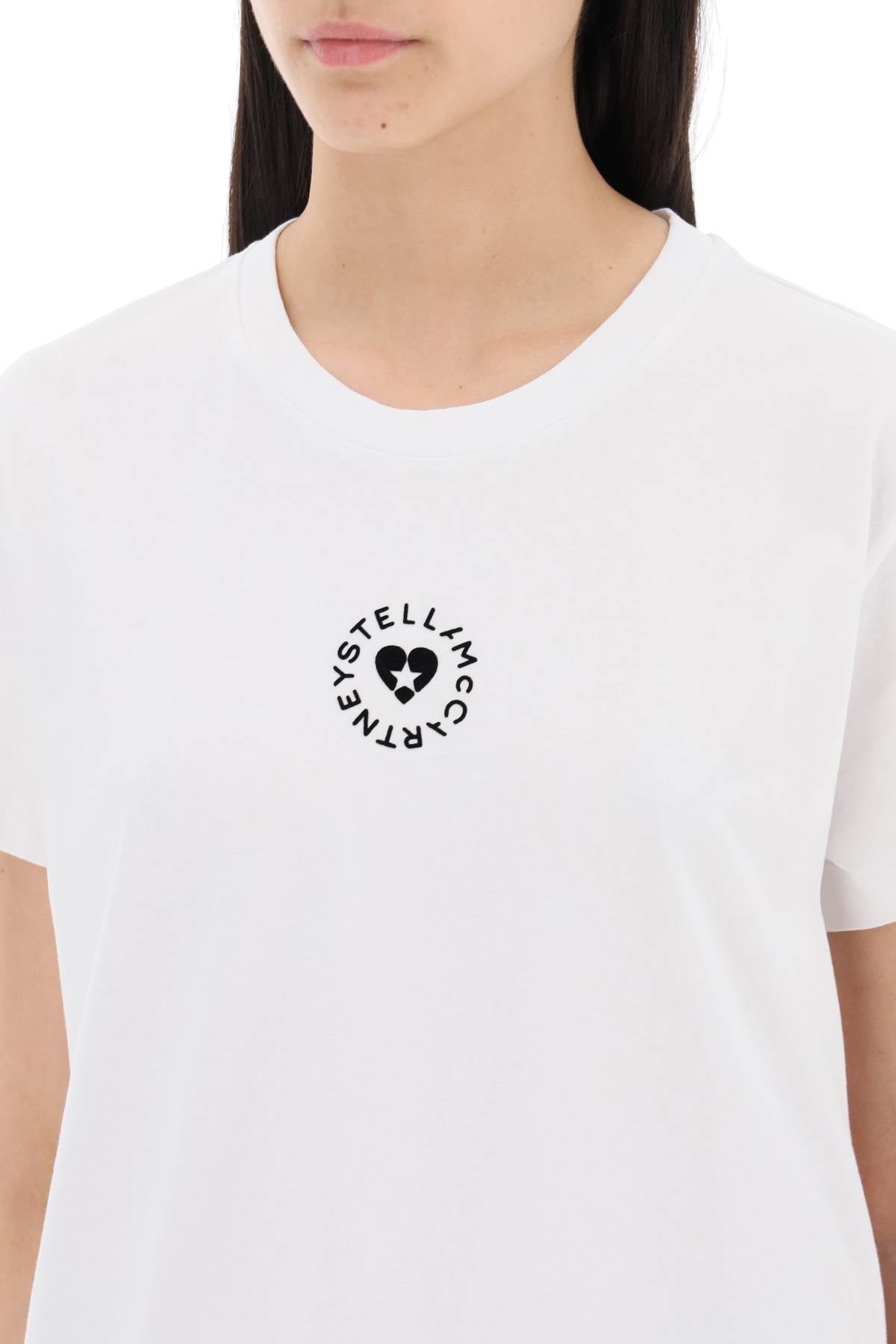 STELLA MCCARTNEY Iconic Mini Heart T-Shirt for Women