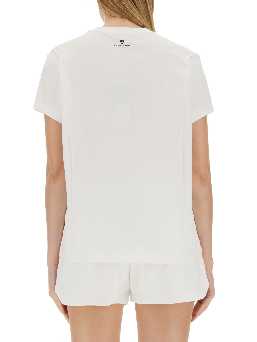 STELLA MCCARTNEY Logo T-Shirt - Regular Fit Size S