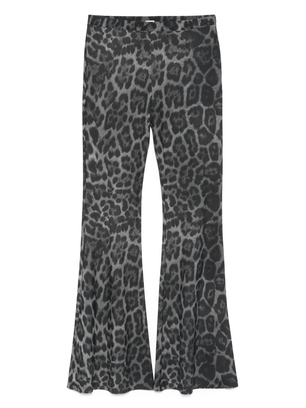 STELLA MCCARTNEY Leopard Print Flared High Waist Jeans
