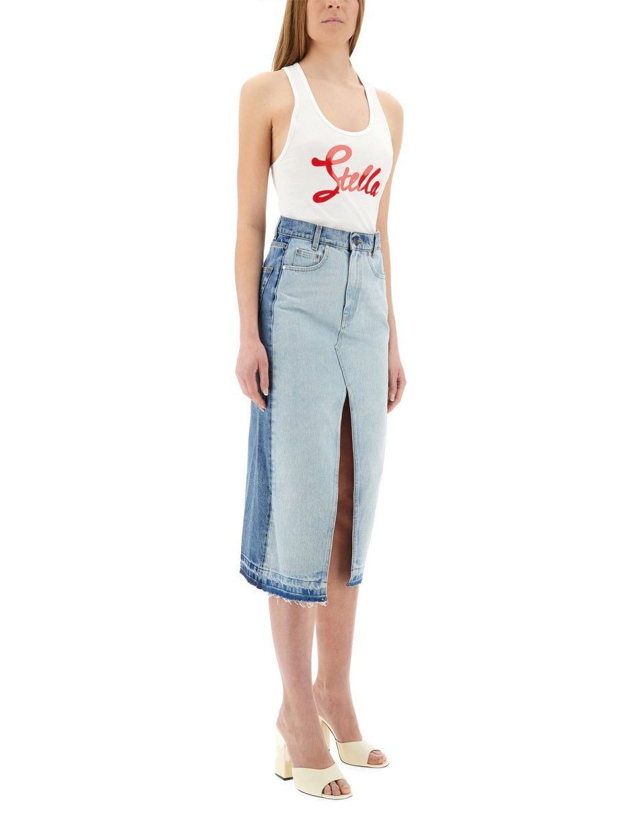 STELLA McCARTNEY Regular Fit Logo Tee - SS25