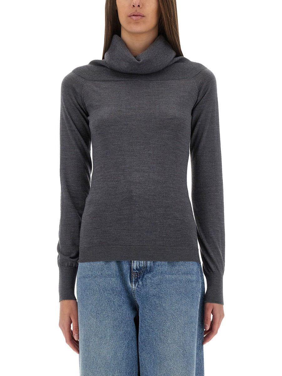 STELLA MCCARTNEY Slim Fit Wool Turtleneck Sweater - Size S