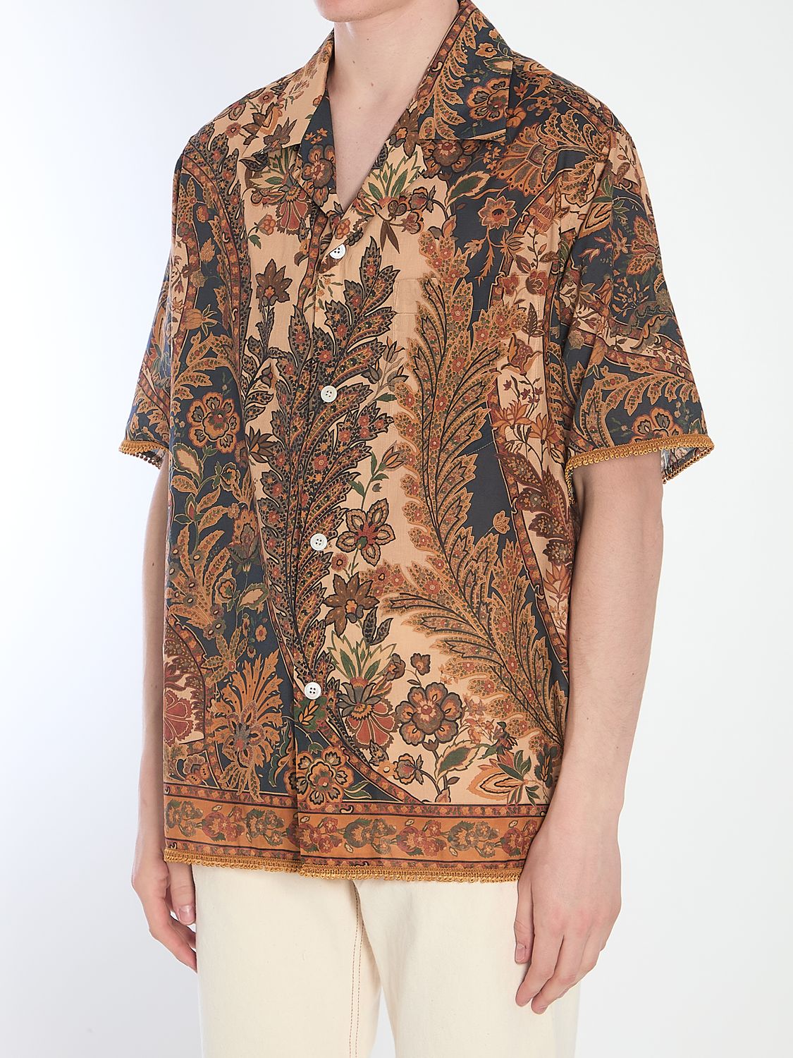 VALENTINO GARAVANI Patterned Bowling Shirt - Size IT 50