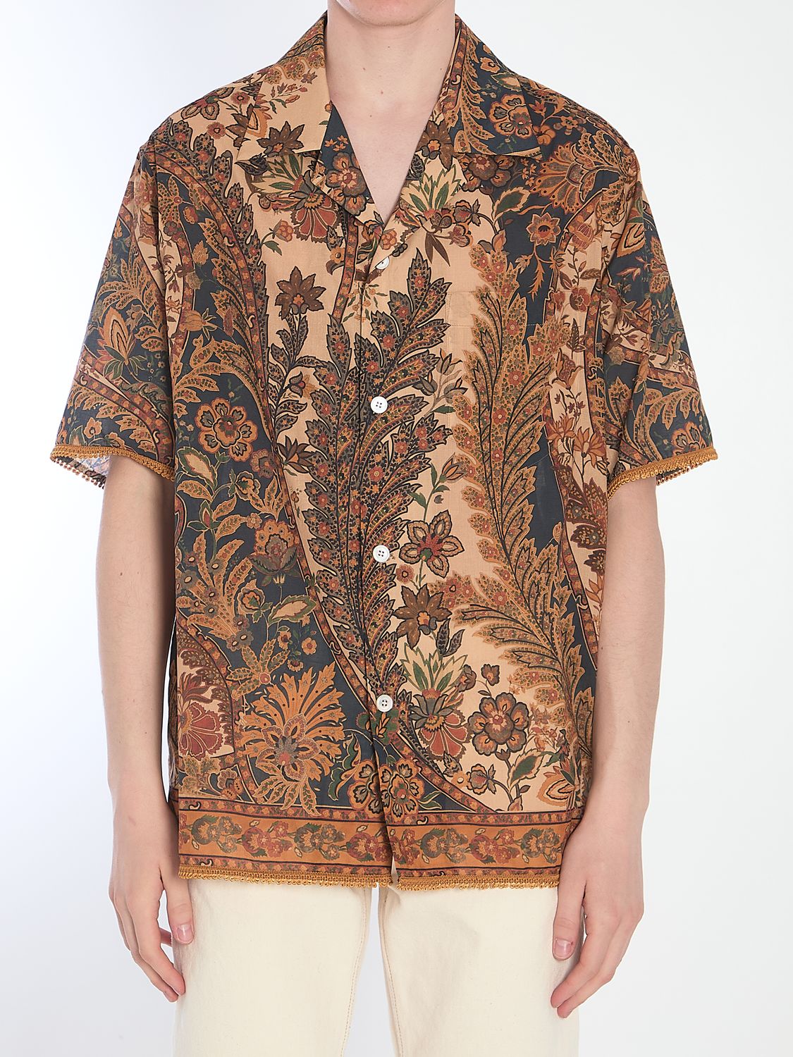 VALENTINO GARAVANI Patterned Bowling Shirt - Size IT 50