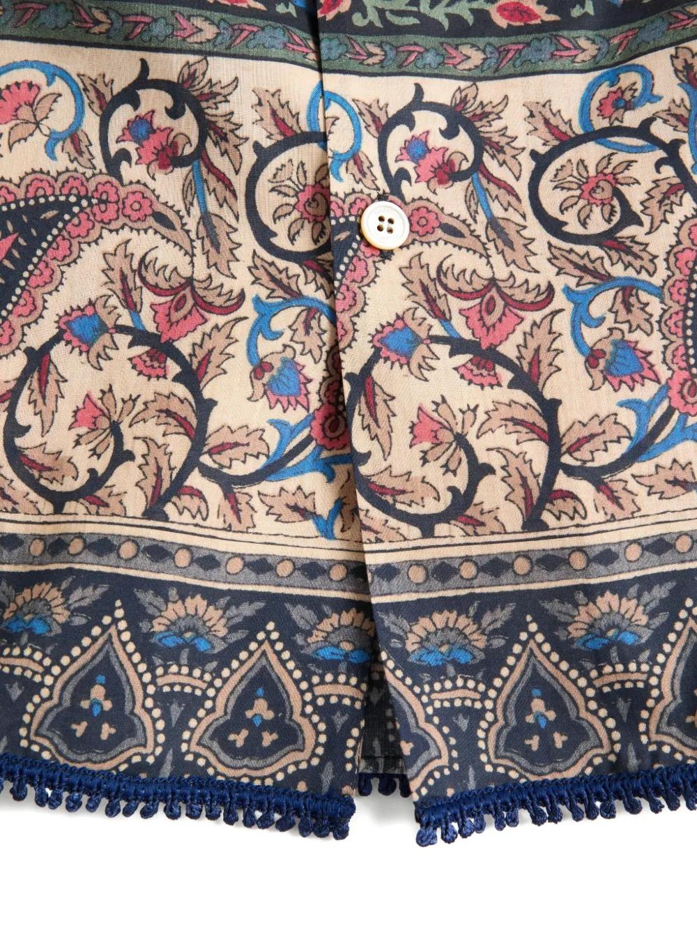 VALENTINO GARAVANI Voyage Imaginaire-Print Short Sleeve Shirt