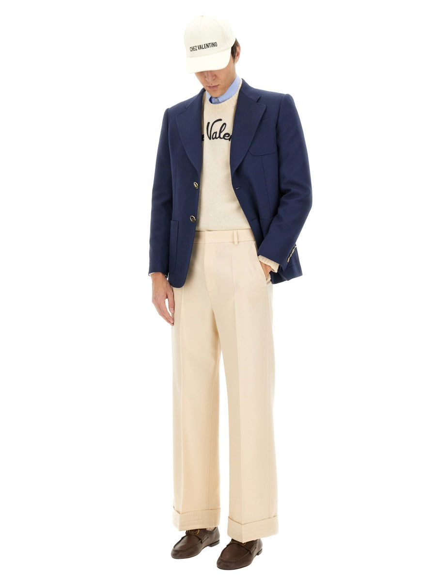 VALENTINO Single-Breasted Jacket Size 48