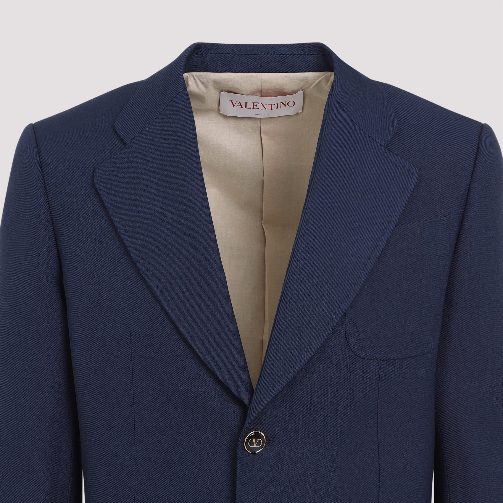 VALENTINO Single-Breasted Wool Jacket - SS25