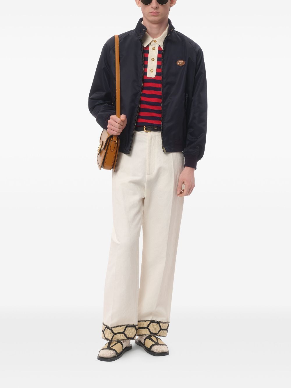 VALENTINO GARAVANI Men's Nylon Jacket with VLogo Signature