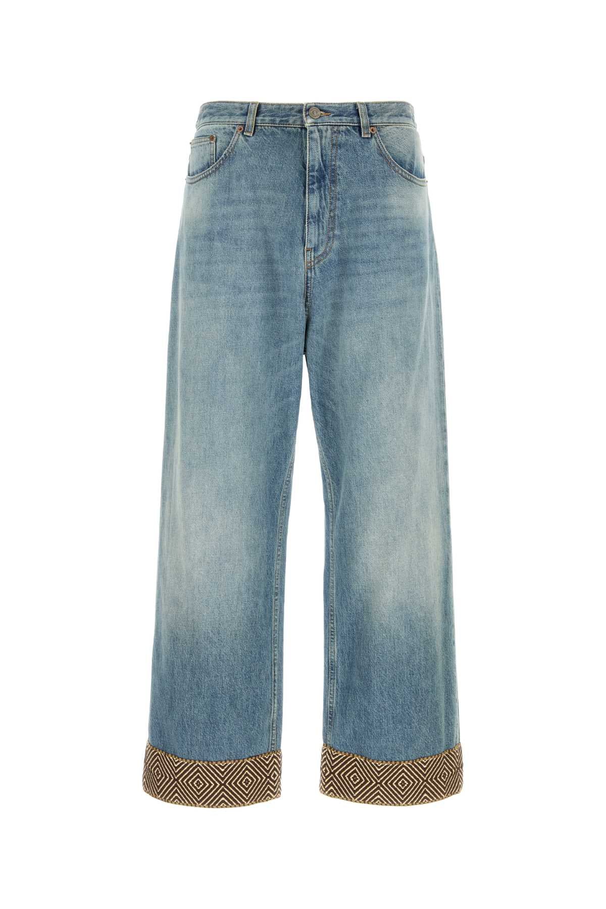 VALENTINO GARAVANI Wide-Leg Denim Jeans for Men