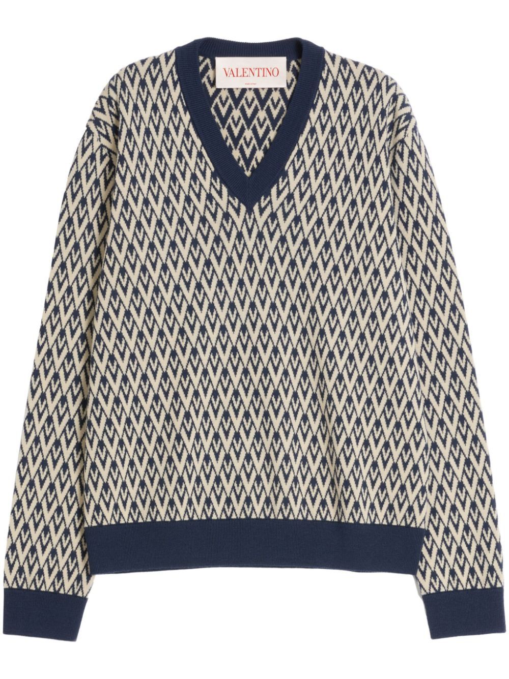 VALENTINO Wool Touté The V Sweater