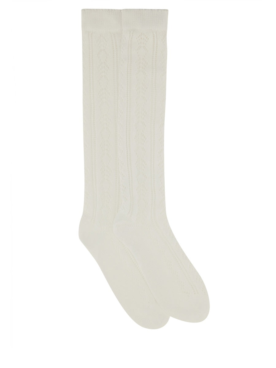 VALENTINO Long Cotton Socks for Men - SS25 Collection