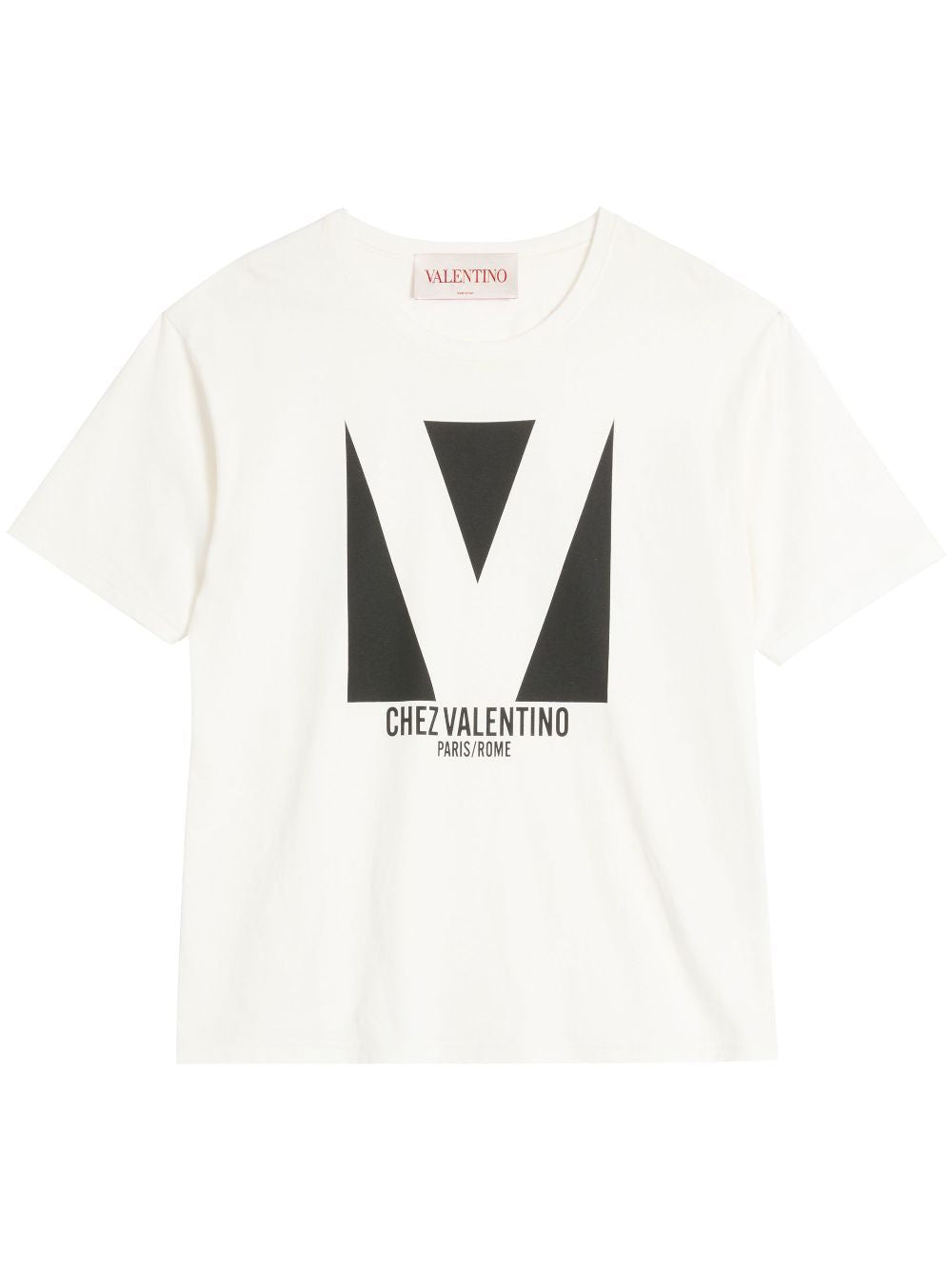 Essentials Cotton T-Shirt with Chez Valentino Print - Size M
