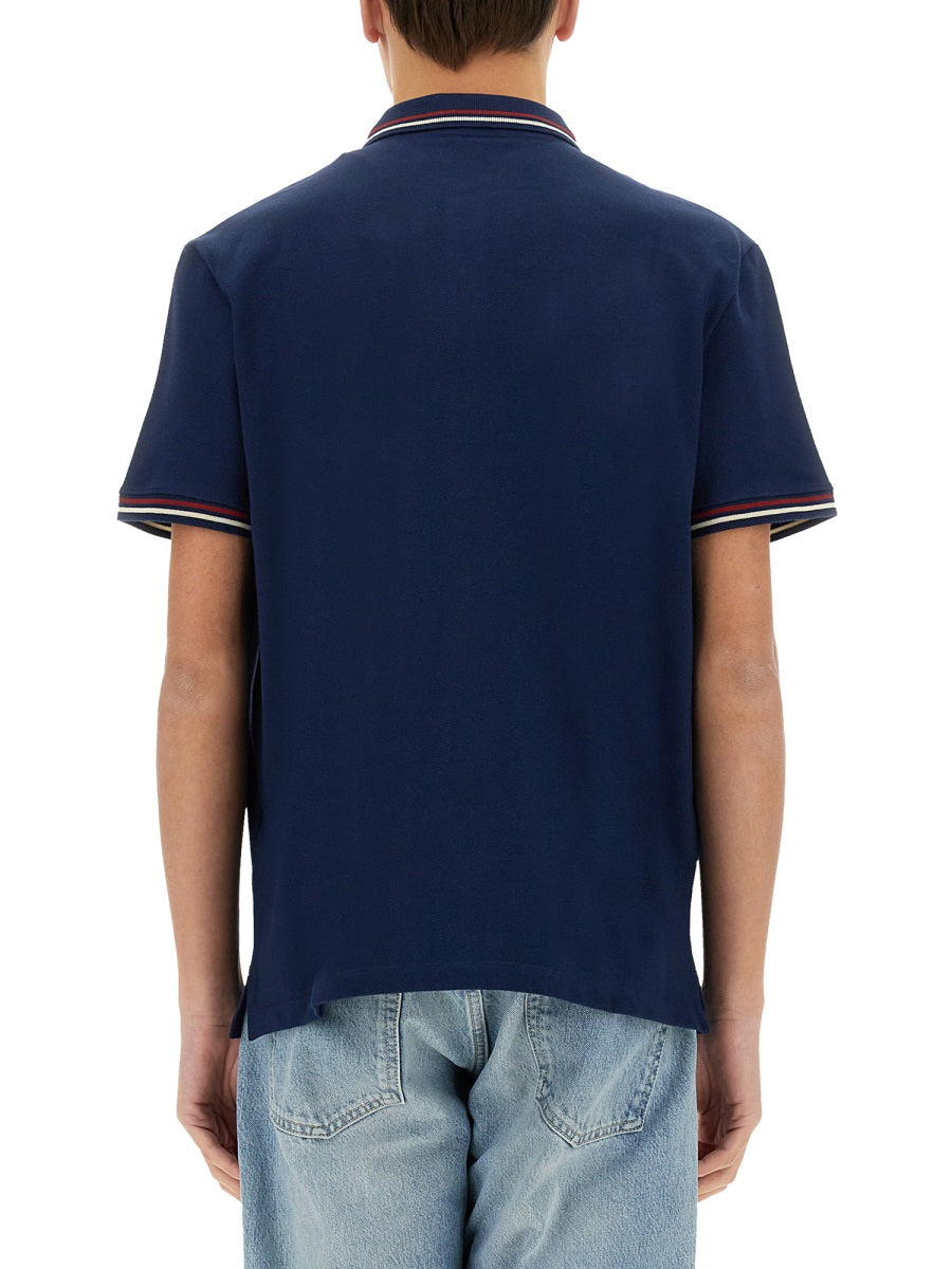 VALENTINO Classic Polo Shirt with Vlogo Patch - Size L