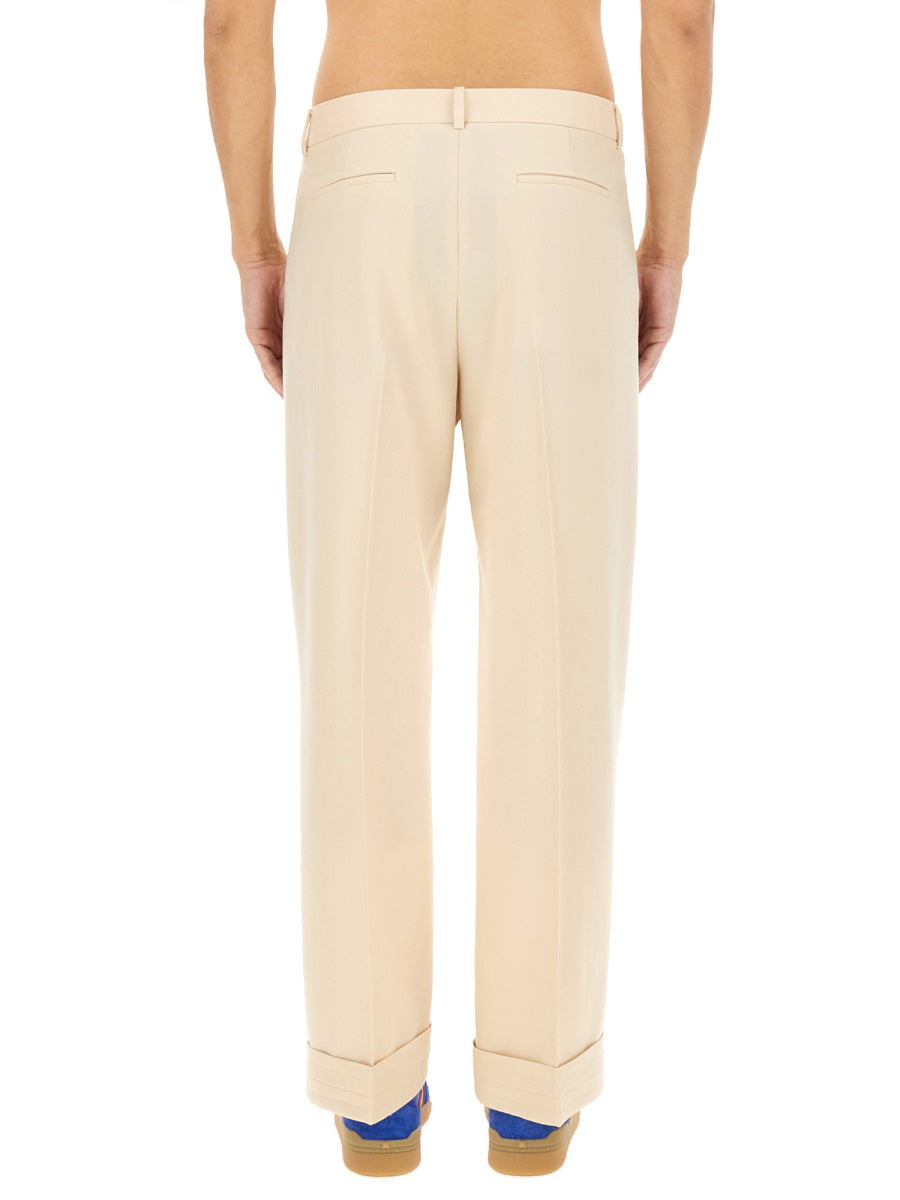 VALENTINO Men's Classic Wool Pants - Size 48 IT