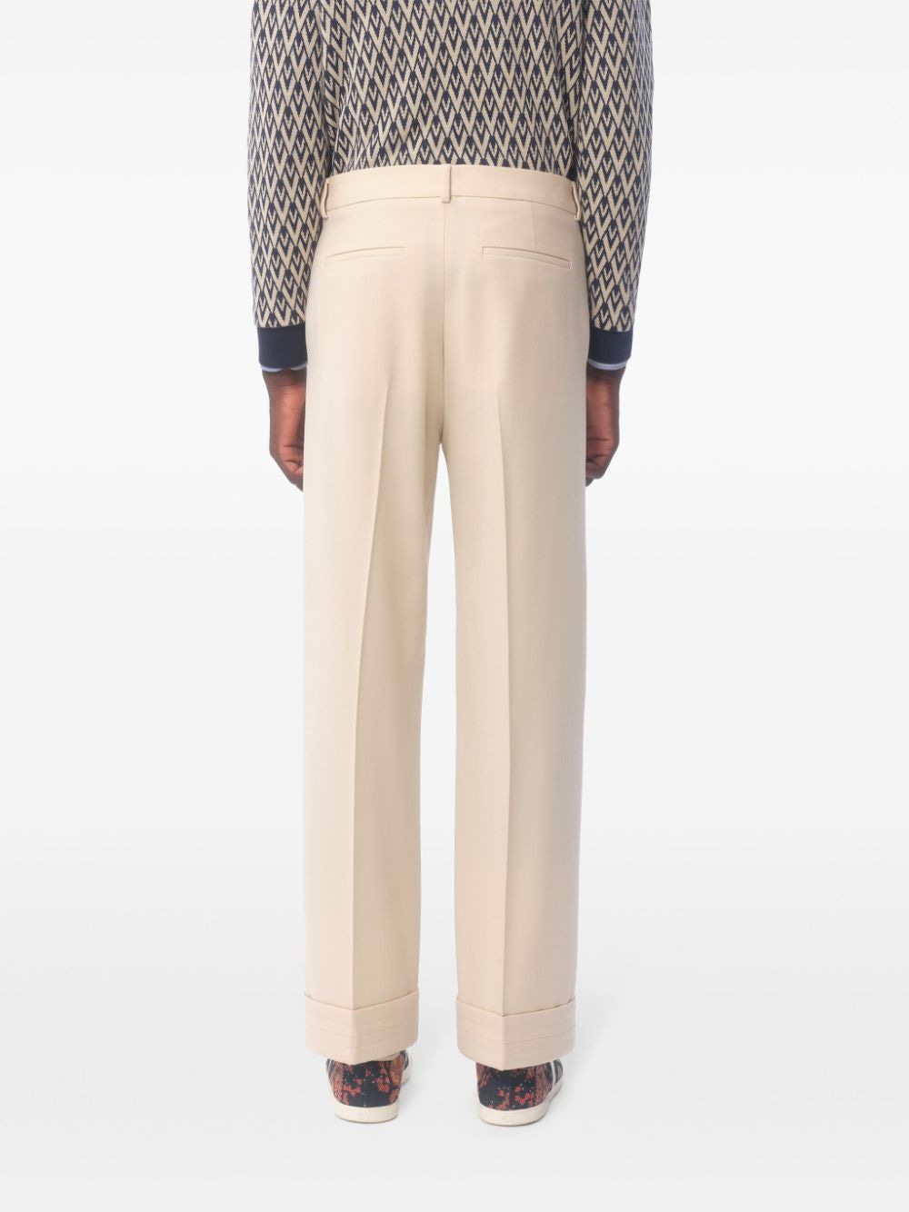 VALENTINO Men's Classic Wool Pants - Size 48 IT