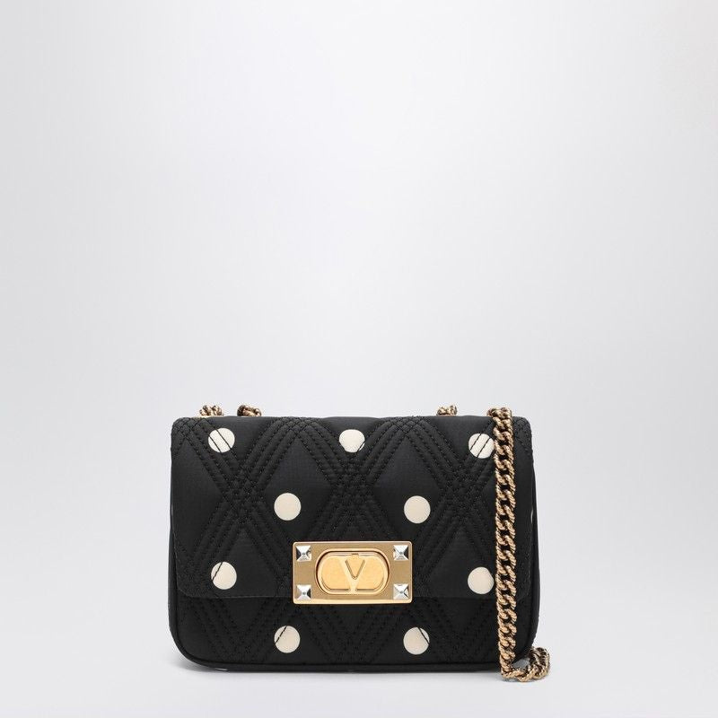 VALENTINO GARAVANI Mini Quilted Handbag with Polka Dots