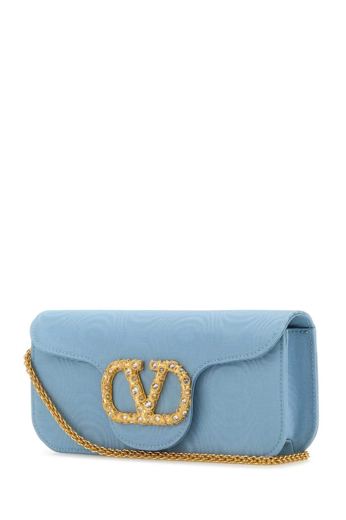 VALENTINO GARAVANI Mini Fabric Locò Clutch