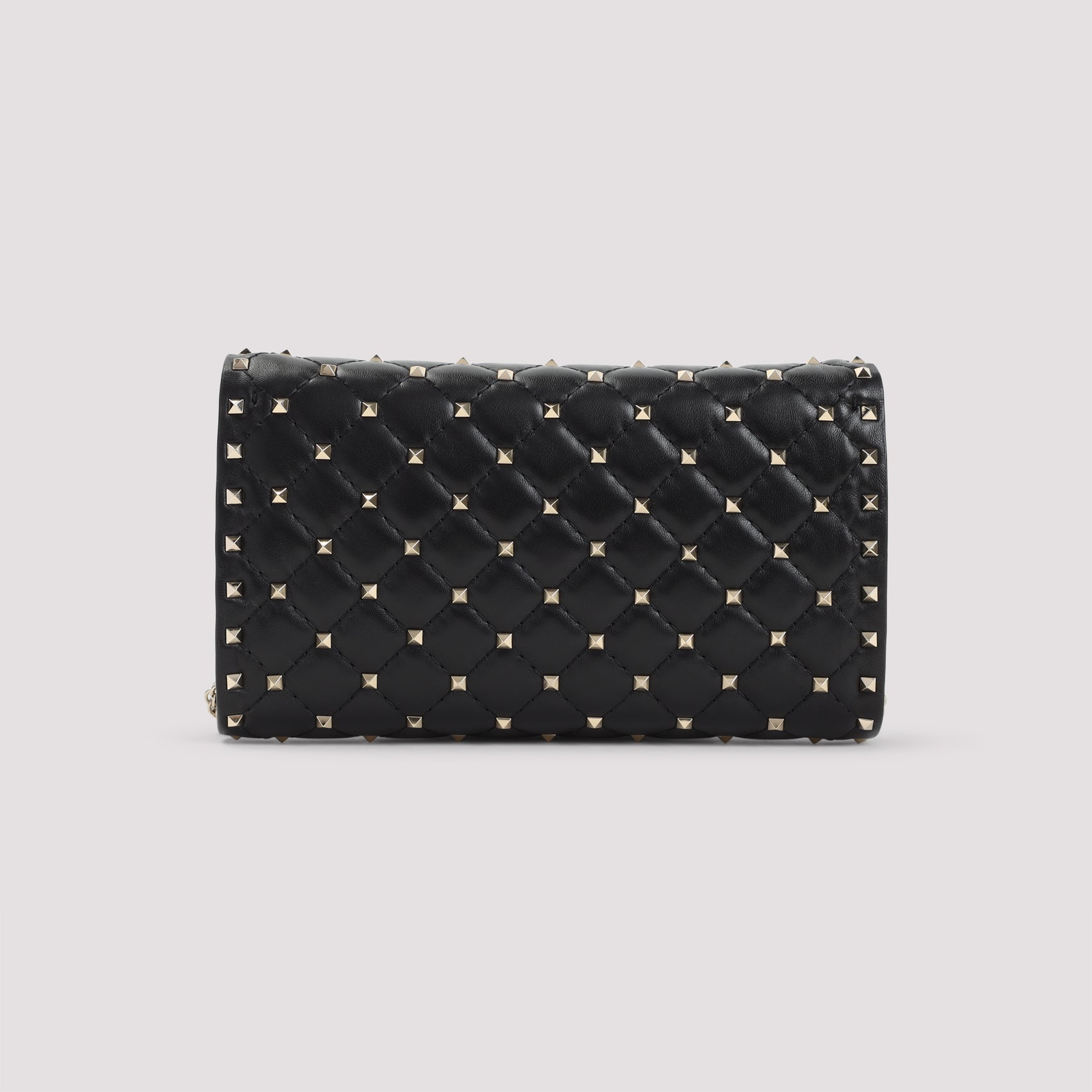 VALENTINO GARAVANI Mini Rockstud Clutch with Quilted Design