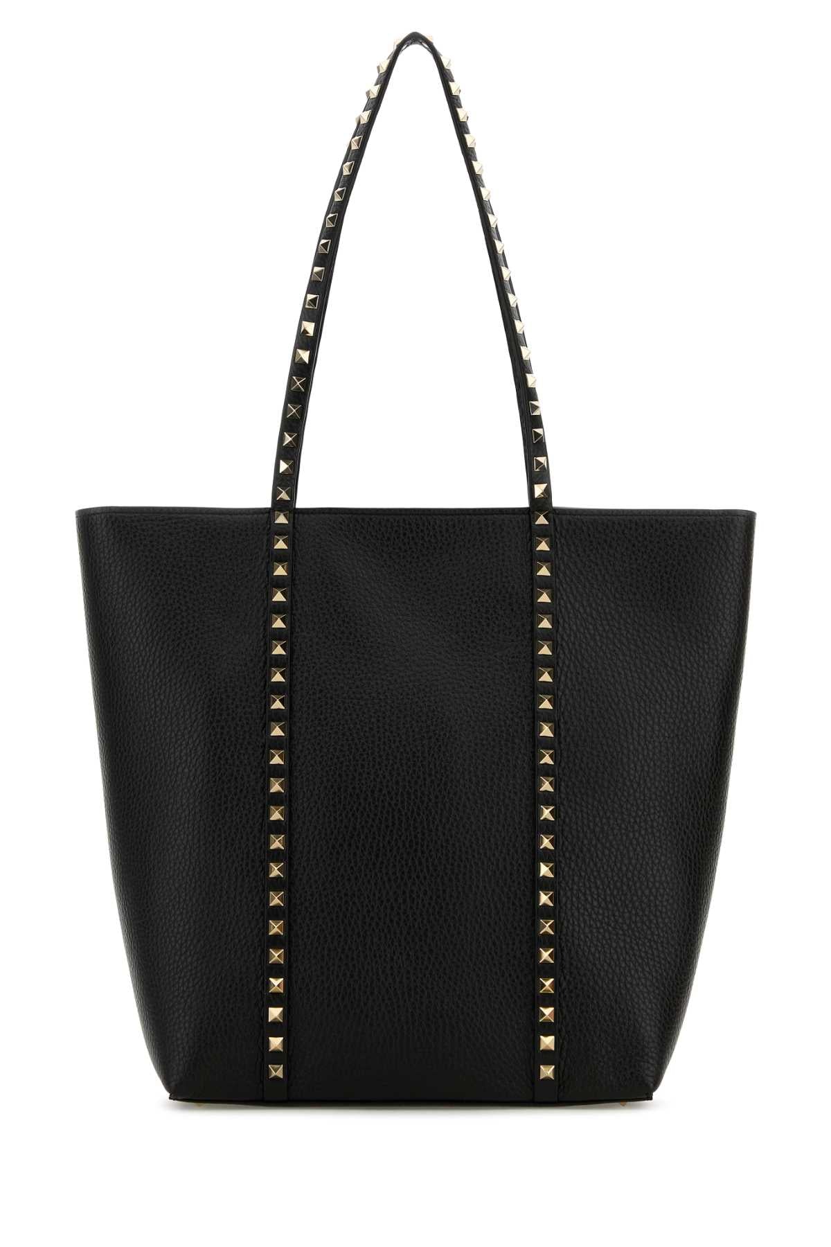 VALENTINO GARAVANI Rockstud Mini Leather Tote Handbag