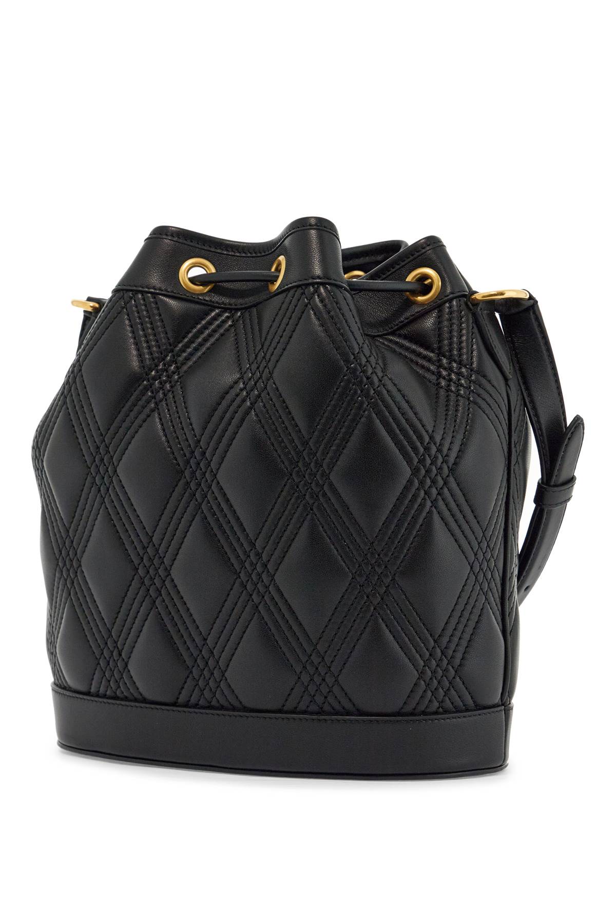 VALENTINO GARAVANI Nappa Leather Quiltie Bucket Handbag
