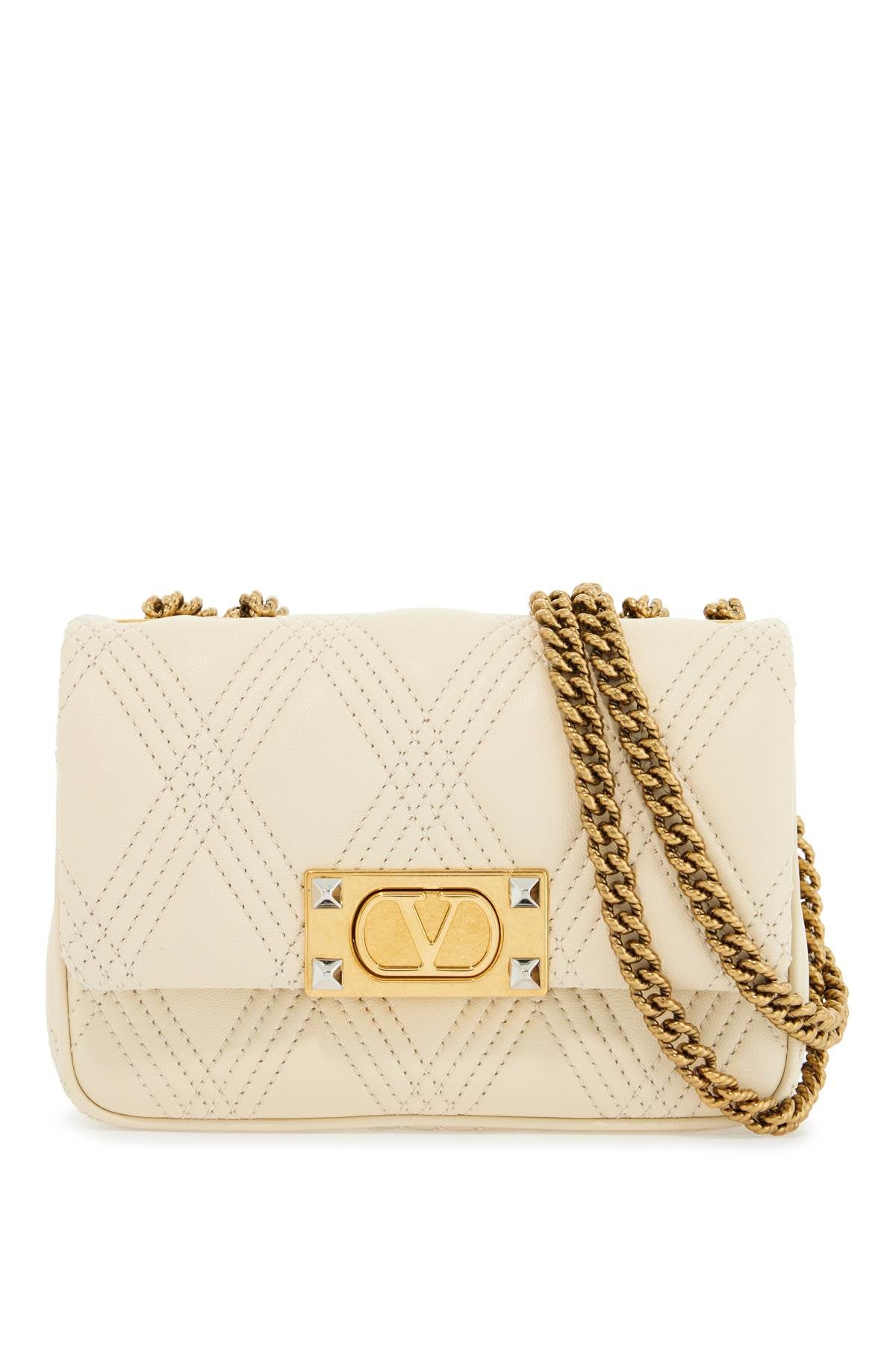 VALENTINO GARAVANI Mini Natural Logo Shoulder Bag