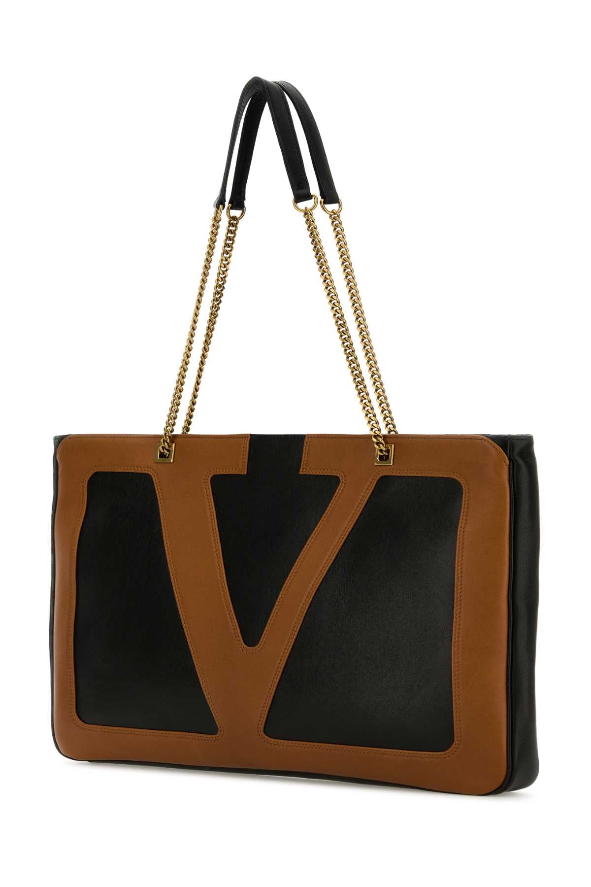 VALENTINO GARAVANI Large Nappa Leather Viva Superstar Shopping Handbag