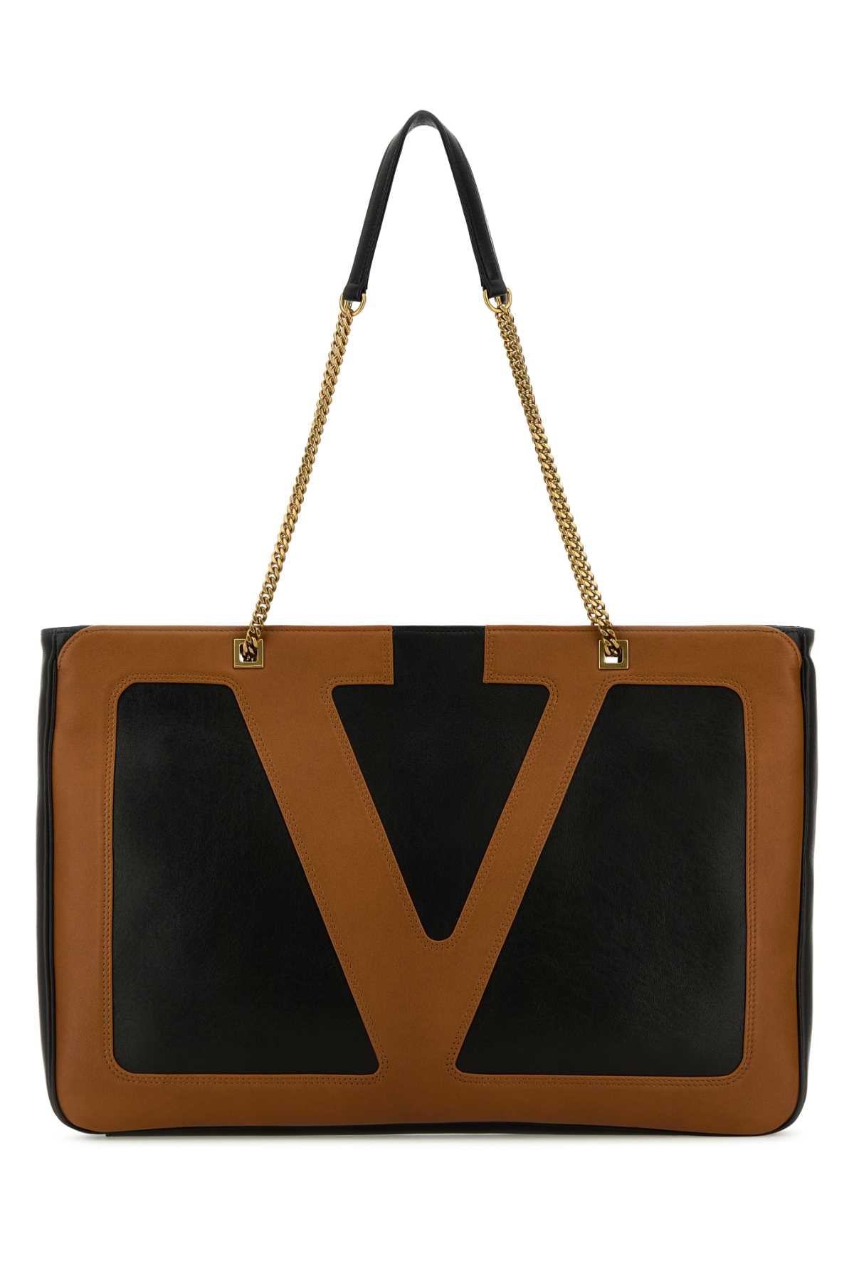 VALENTINO GARAVANI Large Nappa Leather Viva Superstar Shopping Handbag