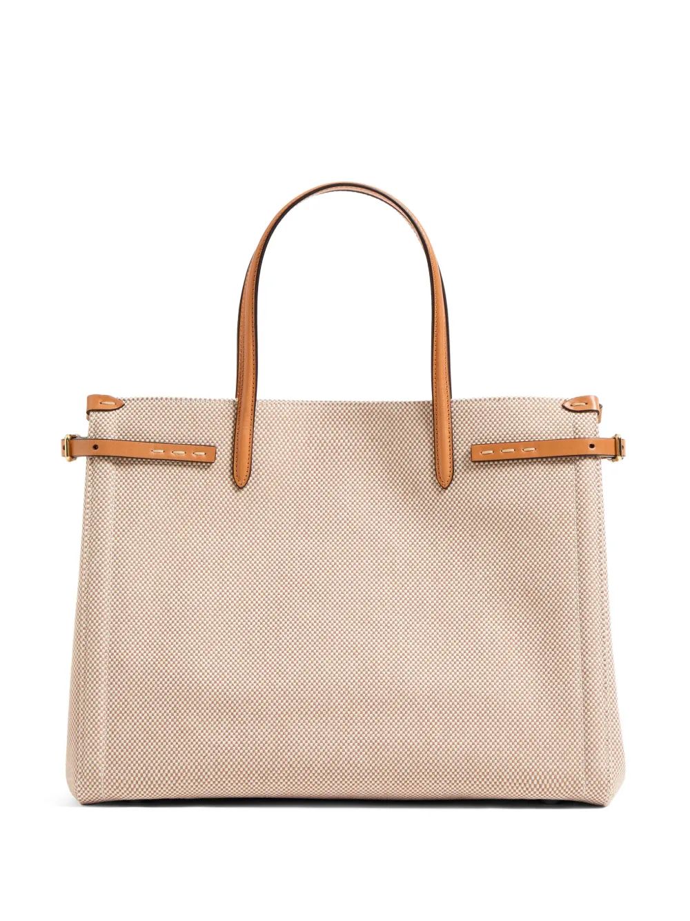 VALENTINO GARAVANI Two-Tone Medium Canvas Antibes Tote Handbag