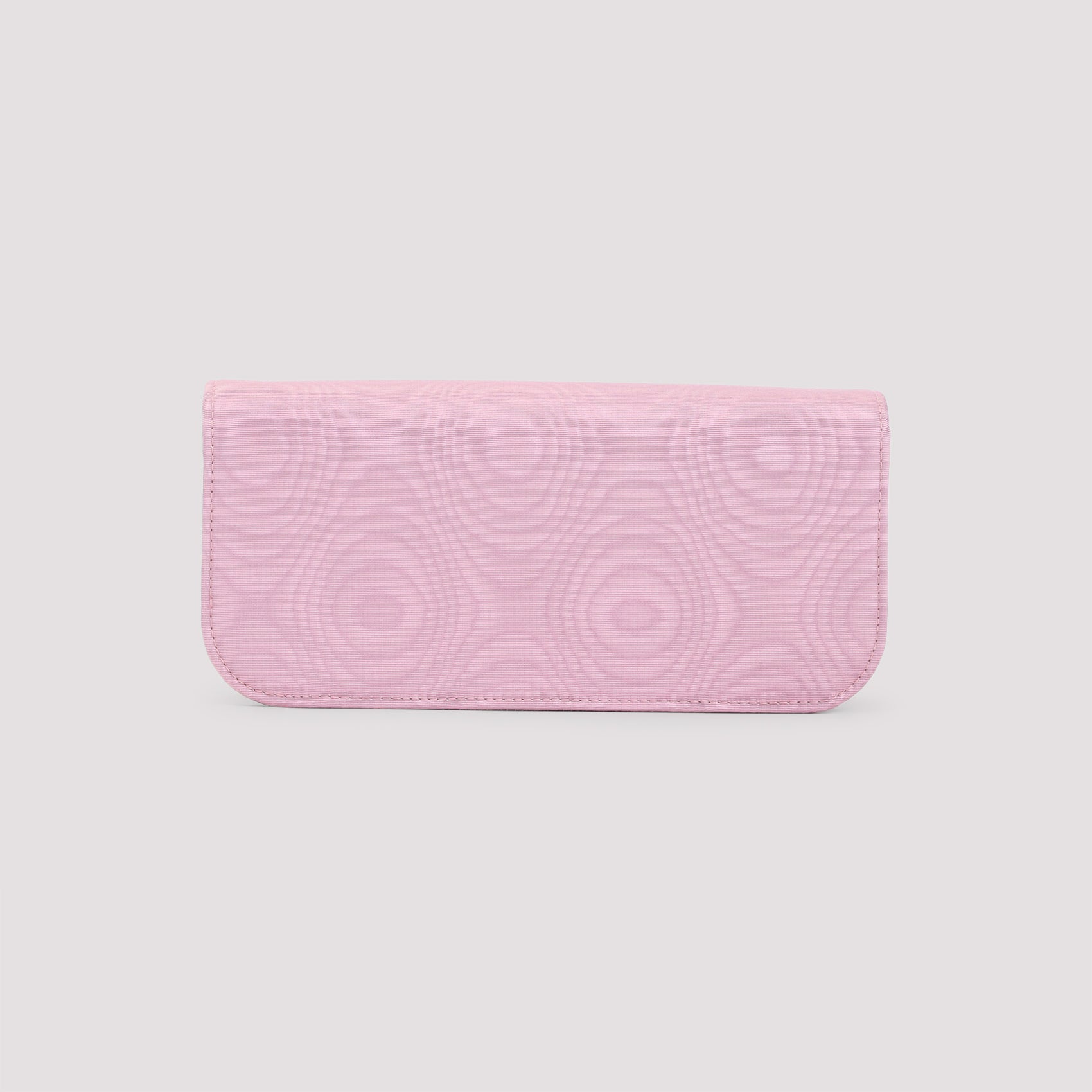 VALENTINO GARAVANI Moiré Textile Mini Clutch - 21cm x 10cm x 4.5cm