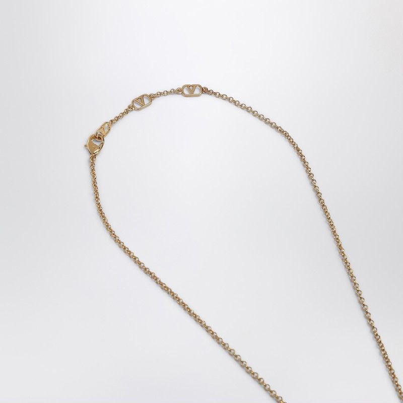 VALENTINO GARAVANI Elegant Ovalette Necklace with Swarovski Pearl