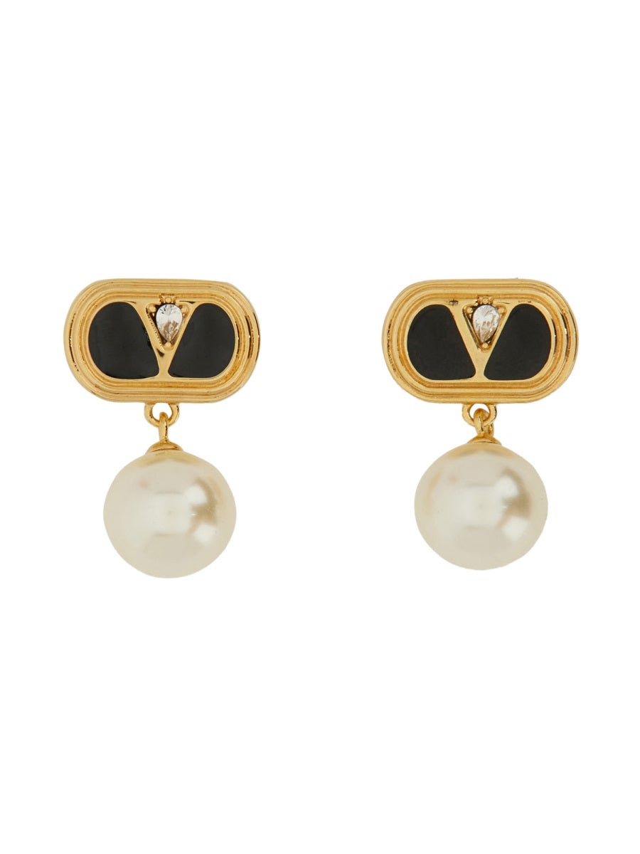 VALENTINO GARAVANI Statement Metallic Earrings for Women