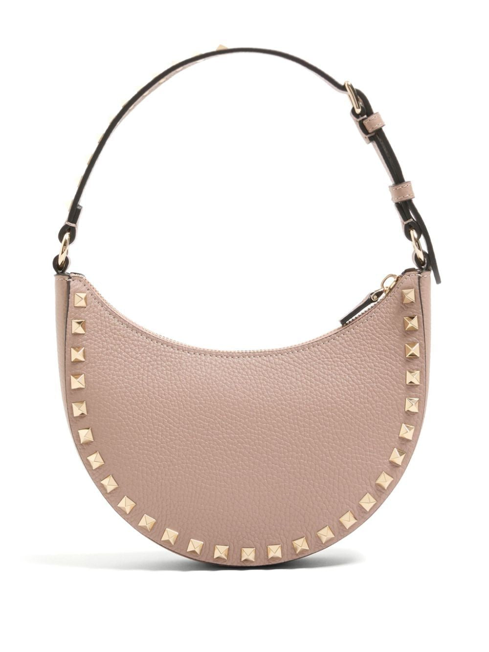 VALENTINO Mini Hobo Handbag with Rockstud Detail