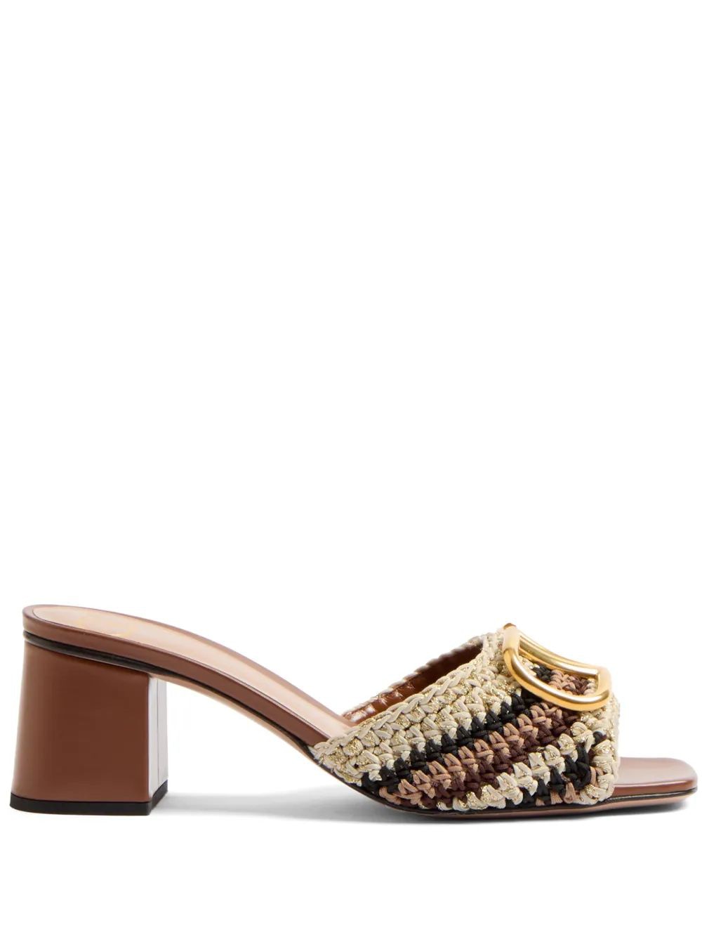 VALENTINO Logo Slide Sandals T. 60