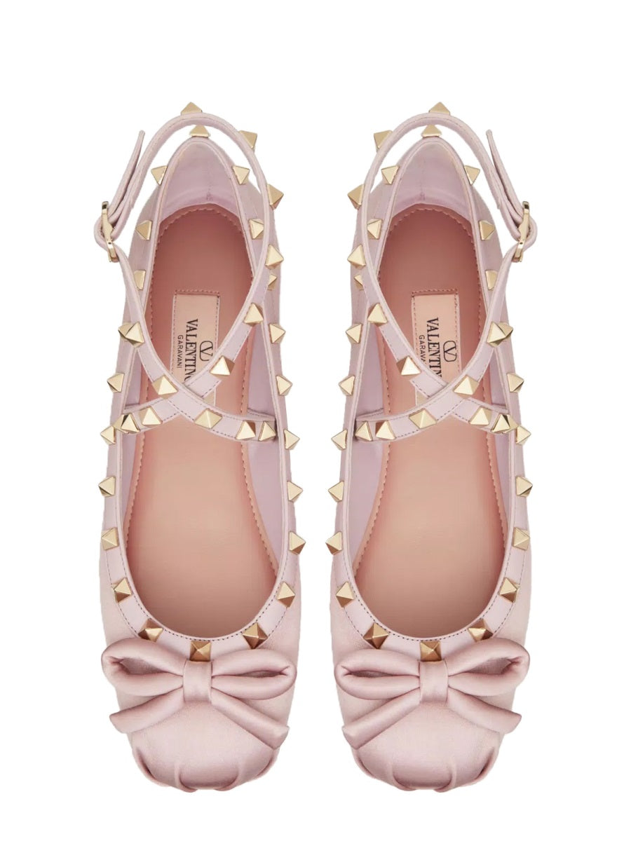 VALENTINO GARAVANI Rockstud Mini Ballerina Sandals for Women