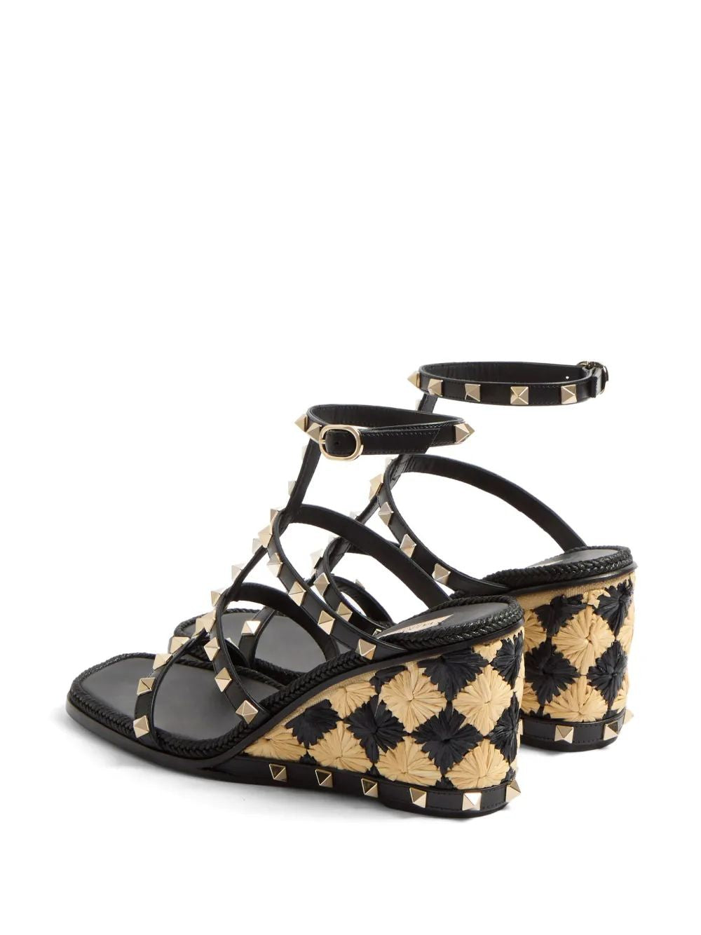 VALENTINO Studded Wedge Espadrillas