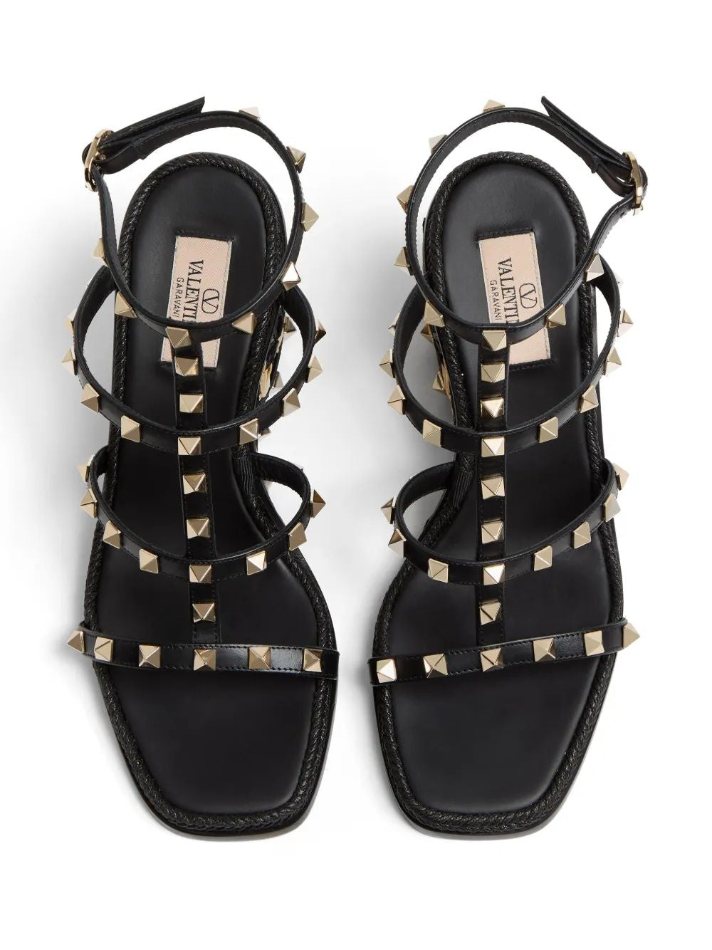 VALENTINO Studded Wedge Espadrillas