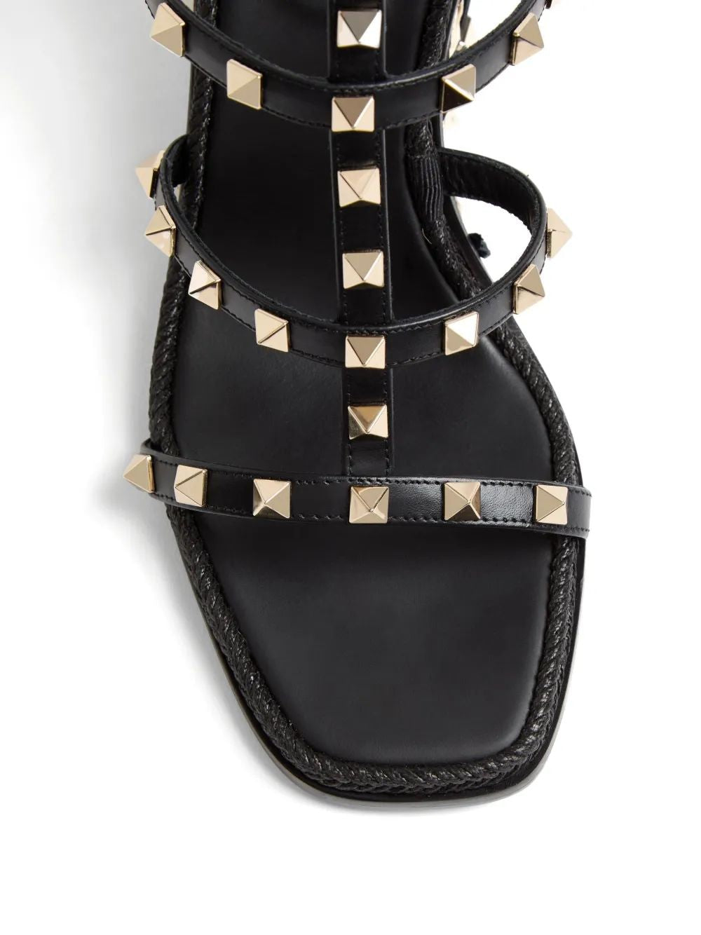 VALENTINO Studded Wedge Espadrillas