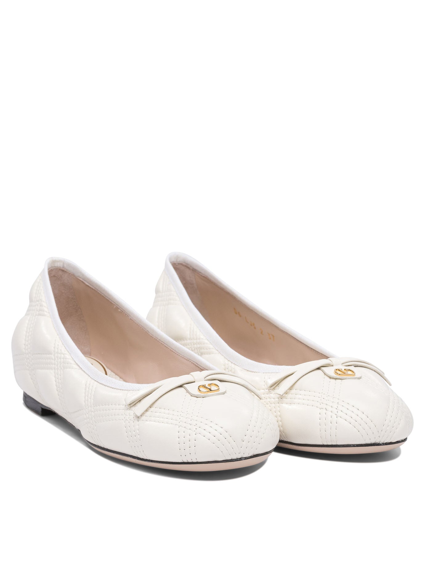 VALENTINO GARAVANI Quilted Ballet Flats - Timeless Elegance