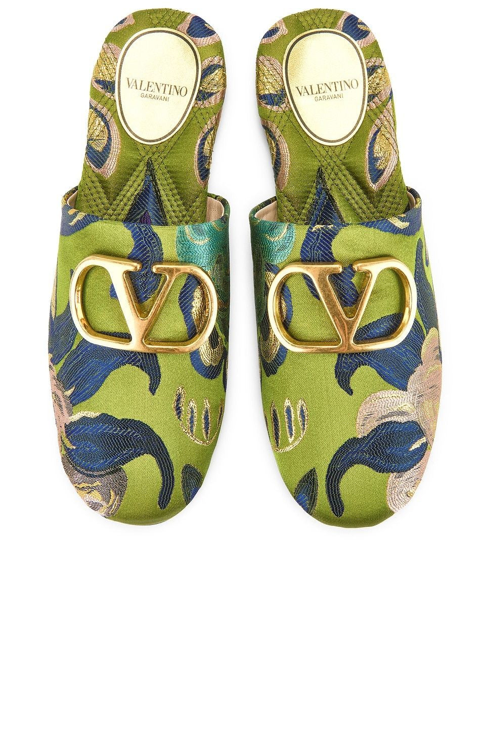 VALENTINO Jacquard Vlogo Slipper