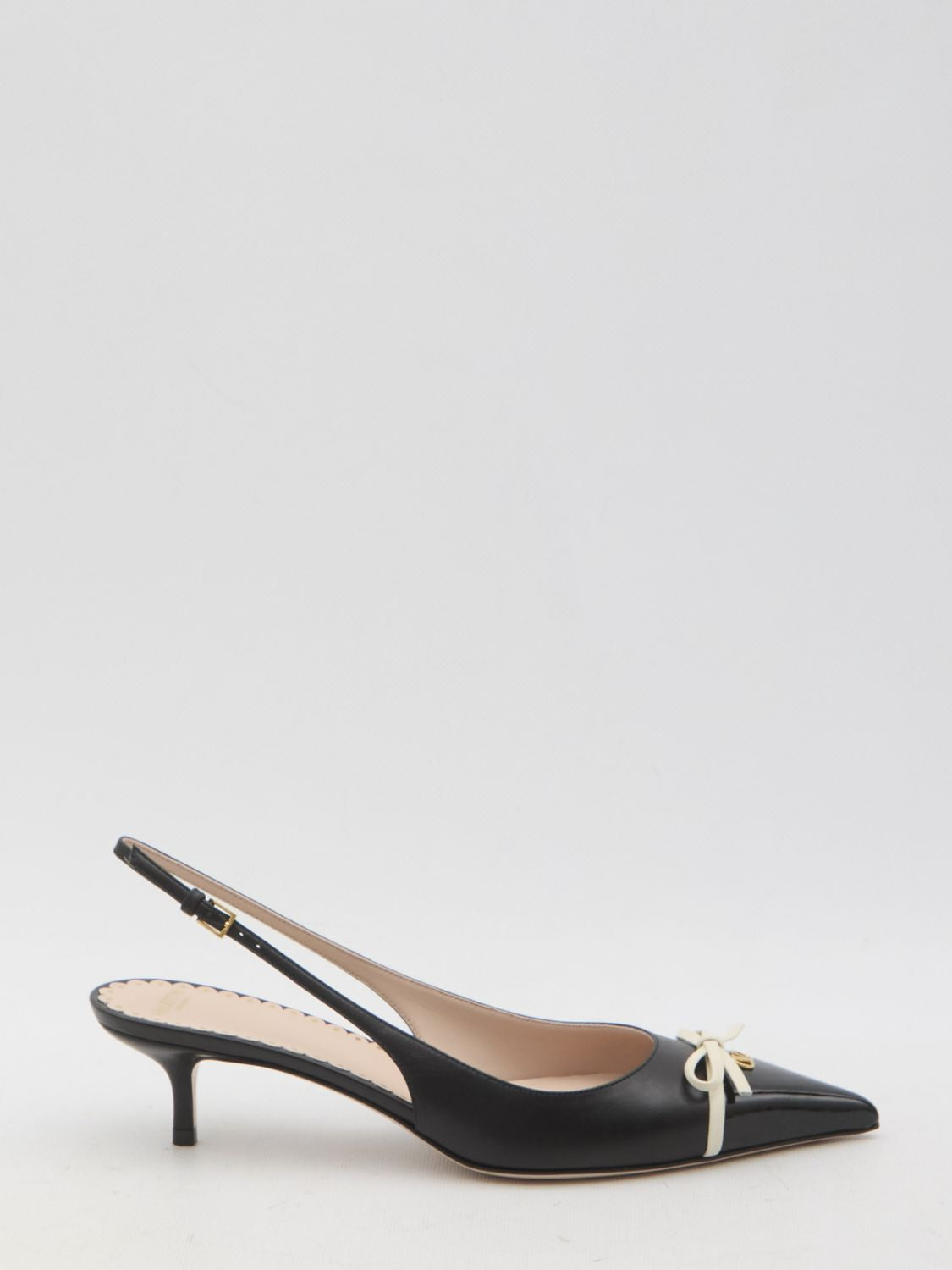 VALENTINO GARAVANI Slingback Pumps with Vlogo Signature - 3cm Heel Height