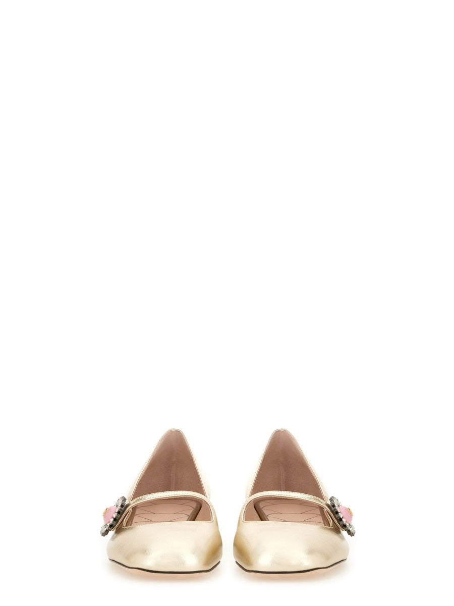 VALENTINO GARAVANI Kidskin Maryjane Ballerina Preshoes