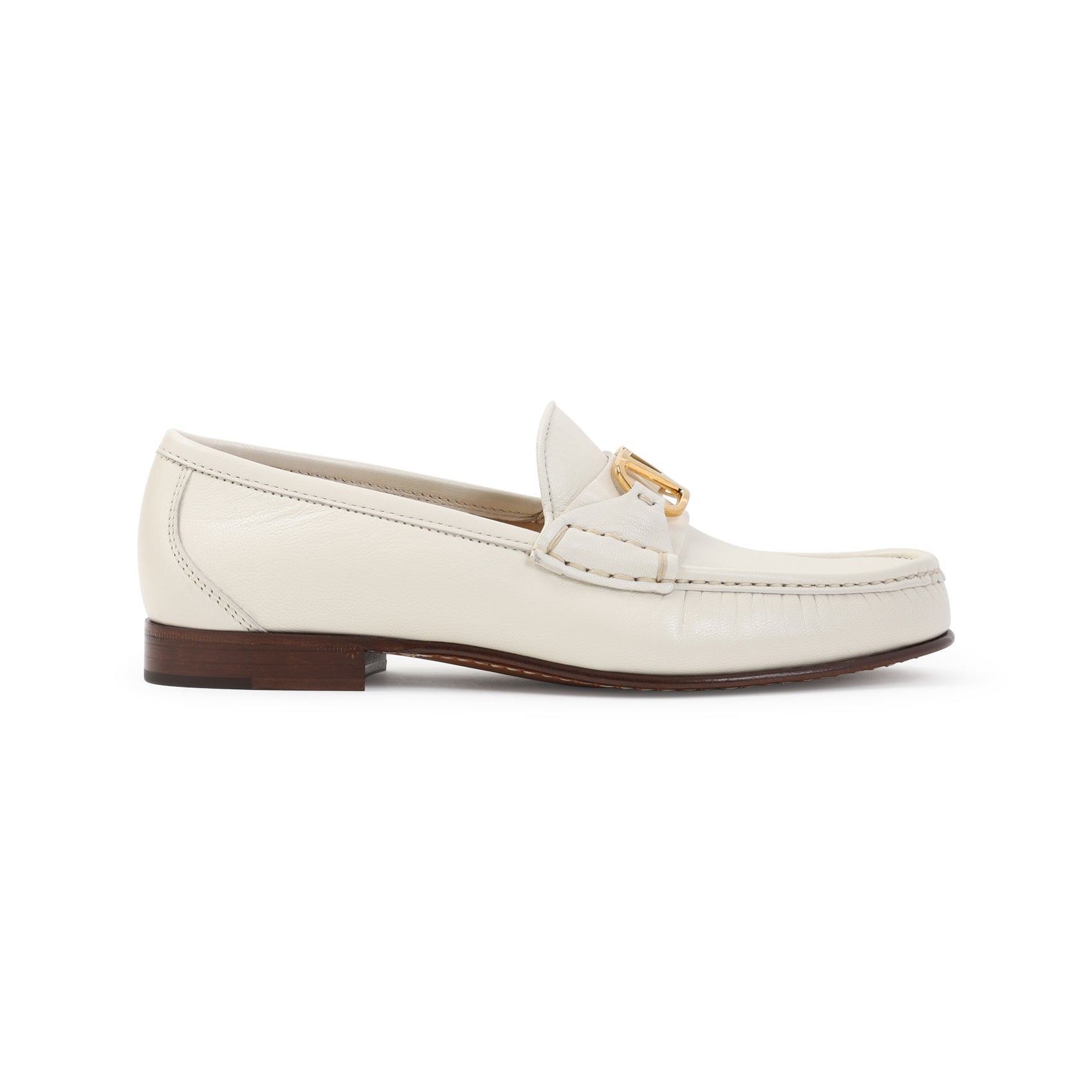 VALENTINO GARAVANI Vlogo Signature Leather Loafers
