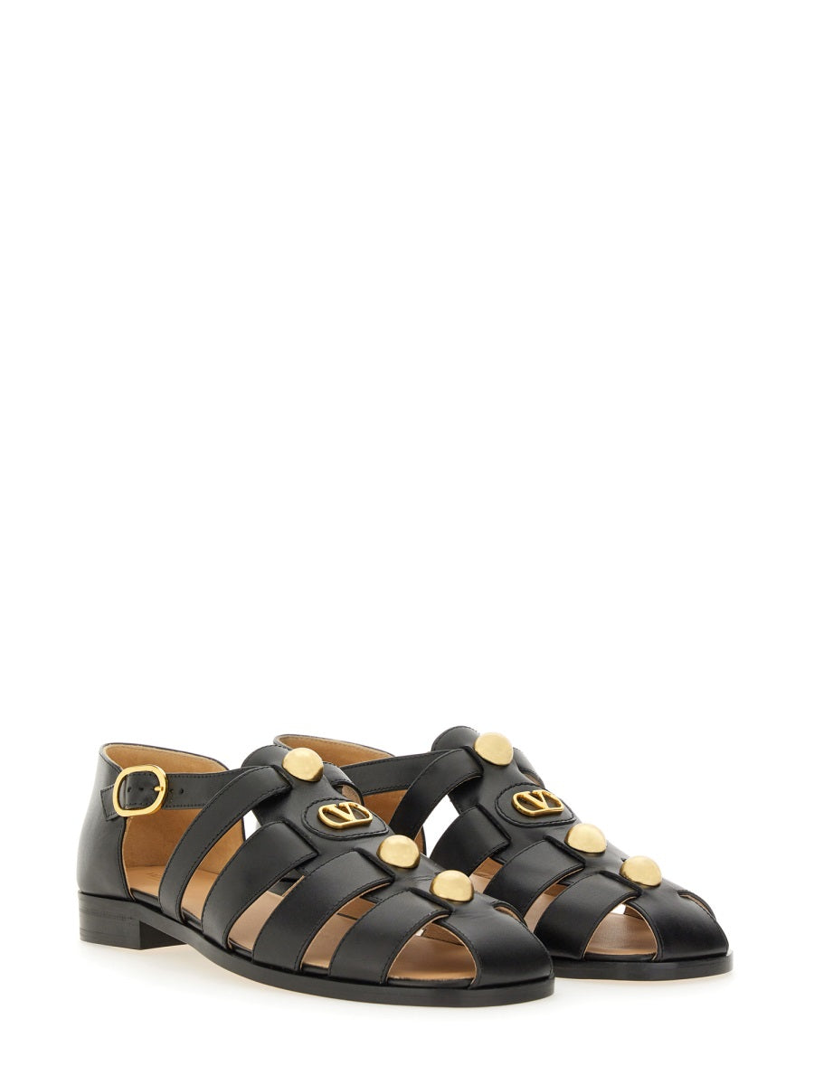 VALENTINO GARAVANI Fisherman Vlogo Signature Sandals